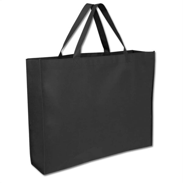 Non-woven Shopping Bag Horizontal – Black