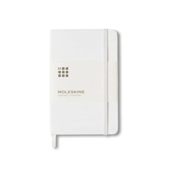 Moleskine Pocket Notebook – Hard Cover – Ruled – White