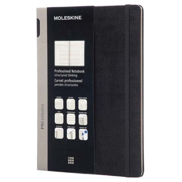 Moleskine Professional Notebooks – L Size Black