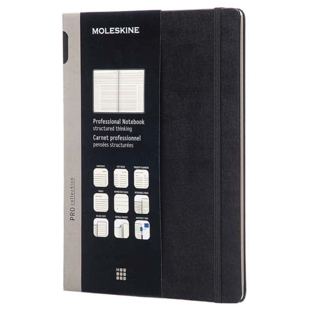 Moleskine Professional Notebooks – L Size Black