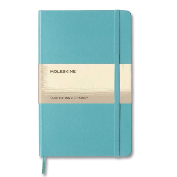 Moleskine Classic Large Ruled Hard Cover Notebook – Reef Blue