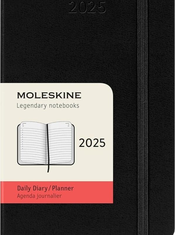 Moleskine 2025 Daily 12M Planner – Soft Cover – Large