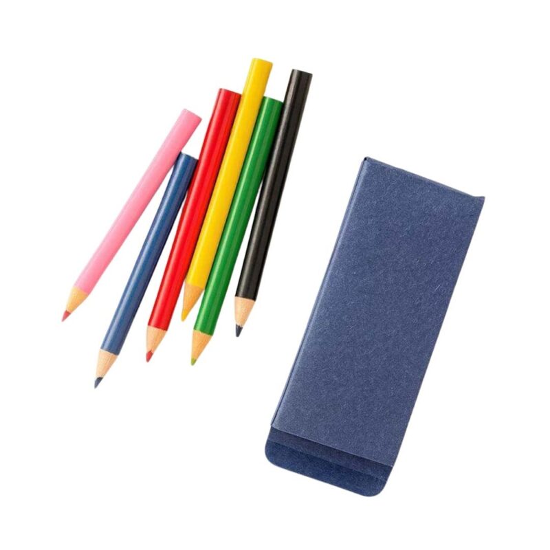 ORBE – Giftology Set of 6pcs Color Pencils in Denim Paper Box
