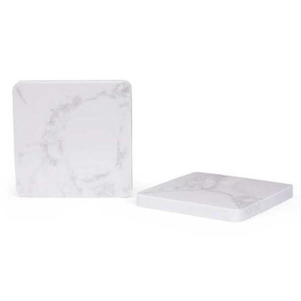 CARRARA – Giftology Set of 2 Marble Coasters