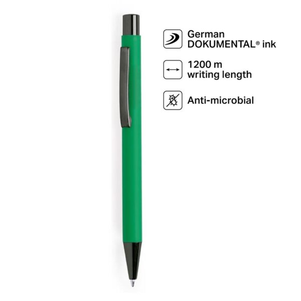 BILLUND – Giftology Metal Ballpen – Green (Anti-bacterial)