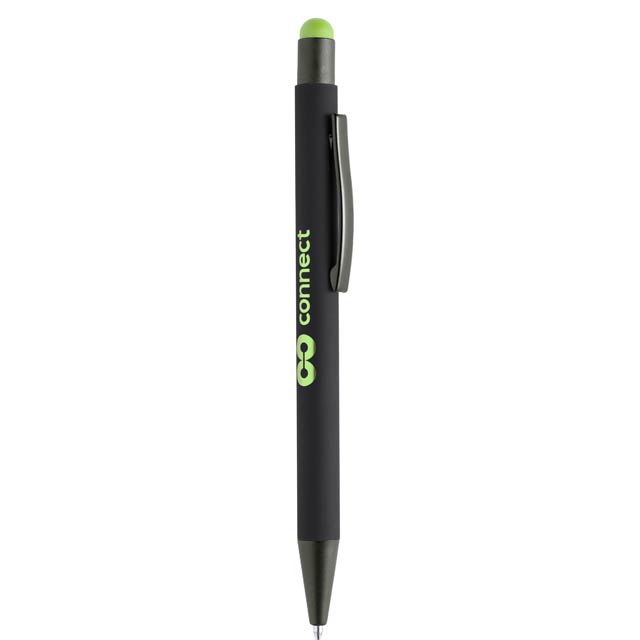 VOJENS – Giftology Metal Soft-touch Ballpen with Stylus – Green
