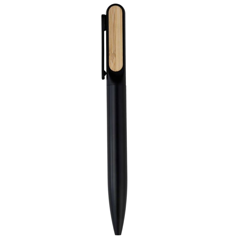 ULMEN – Twist Metal Pen with Bamboo on Clip