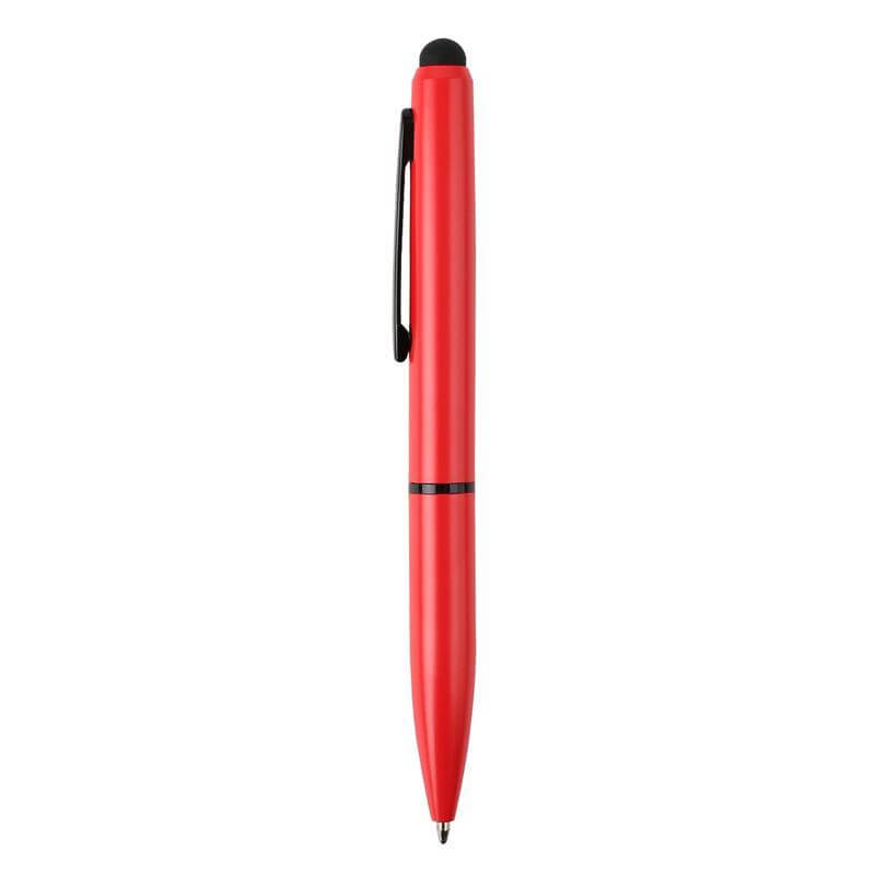 SVEN – Metal Ballpoint Pen with Stylus – Red
