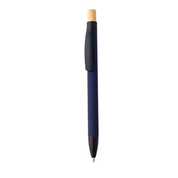 BOLT – Aluminium Push Action Ballpen – Blue