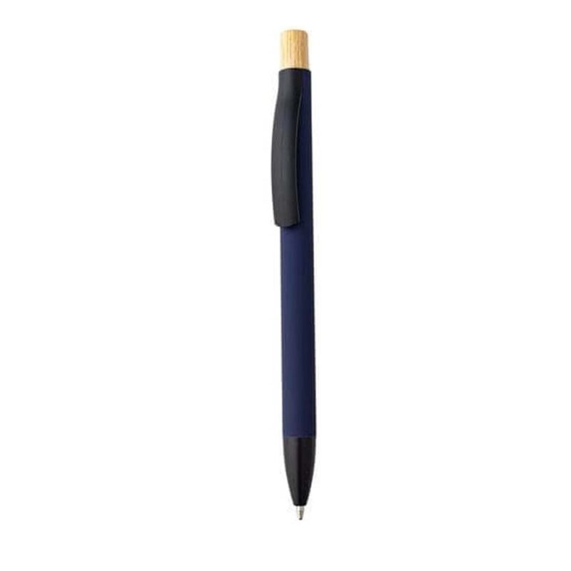 BOLT – Aluminium Push Action Ballpen – Blue