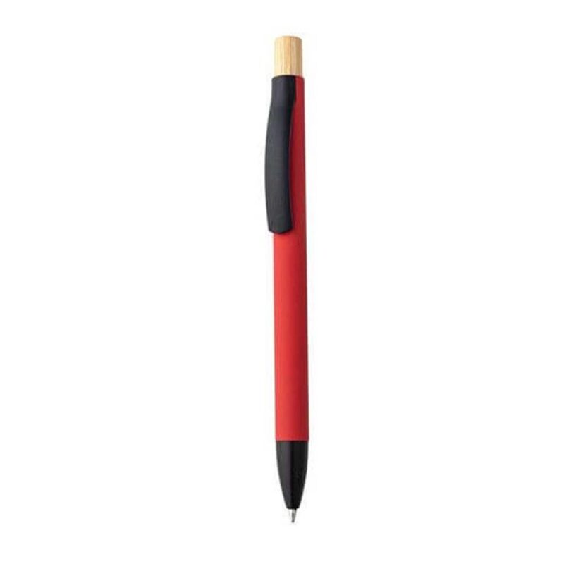 BOLT – Aluminium Push Action Ballpen – Red
