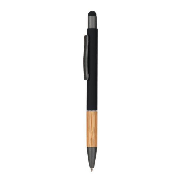 AYTOS – Metal Stylus Pen with Bamboo Grip – Black