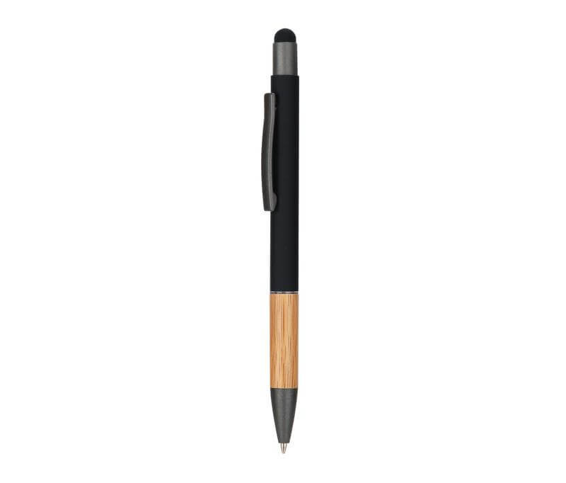 AYTOS – Metal Stylus Pen with Bamboo Grip – Black