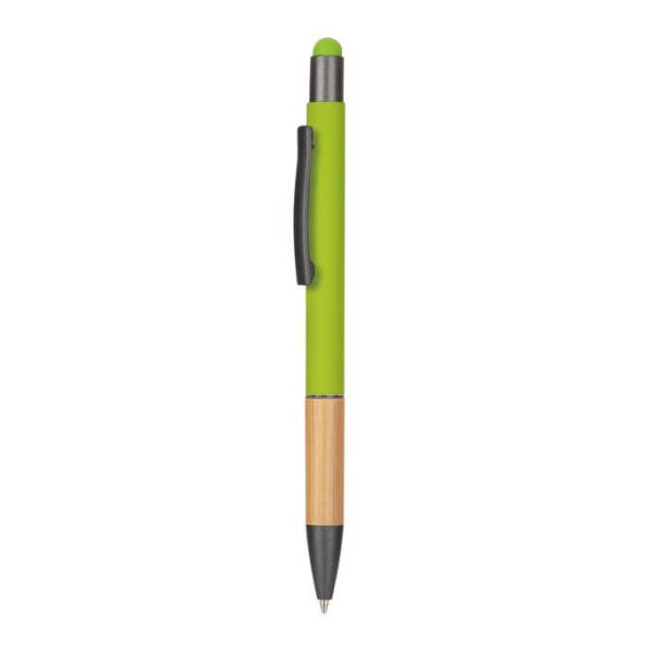 AYTOS – Metal Stylus Pen with Bamboo Grip – Green