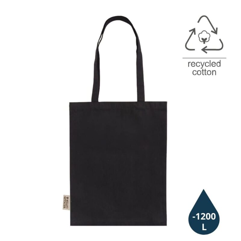 ABLAR – GRS-certified Recycled Cotton Tote Bag – Black