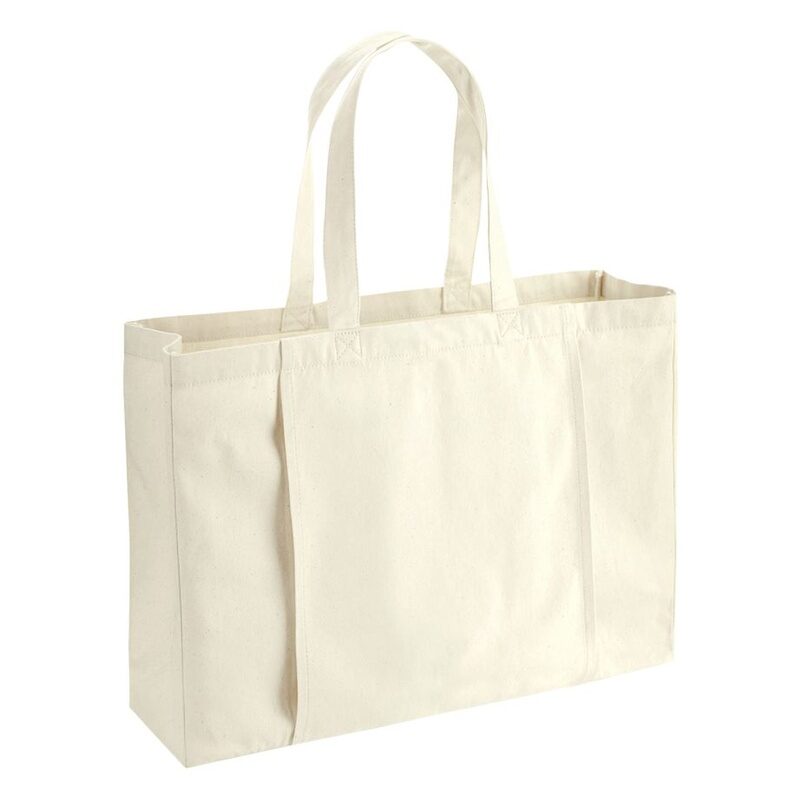 HURUP – Gym/Yoga 310GSM Cotton Tote Bag – White