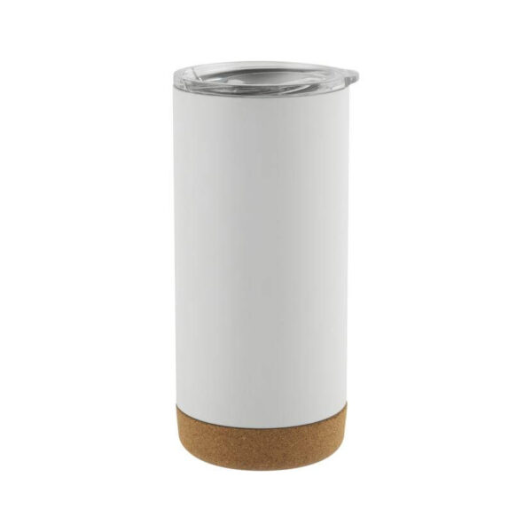 RASTATT – Giftology Insulated Mug / Tumbler with Cork Base – White