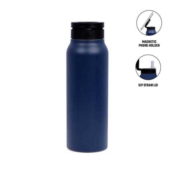 FERRO – Giftology Magnetic Phone Holder Water Bottle 760ml – Navy Blue