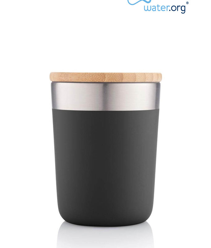 R-LAREN – CHANGE Collection Recycled Insulated Mug – Black