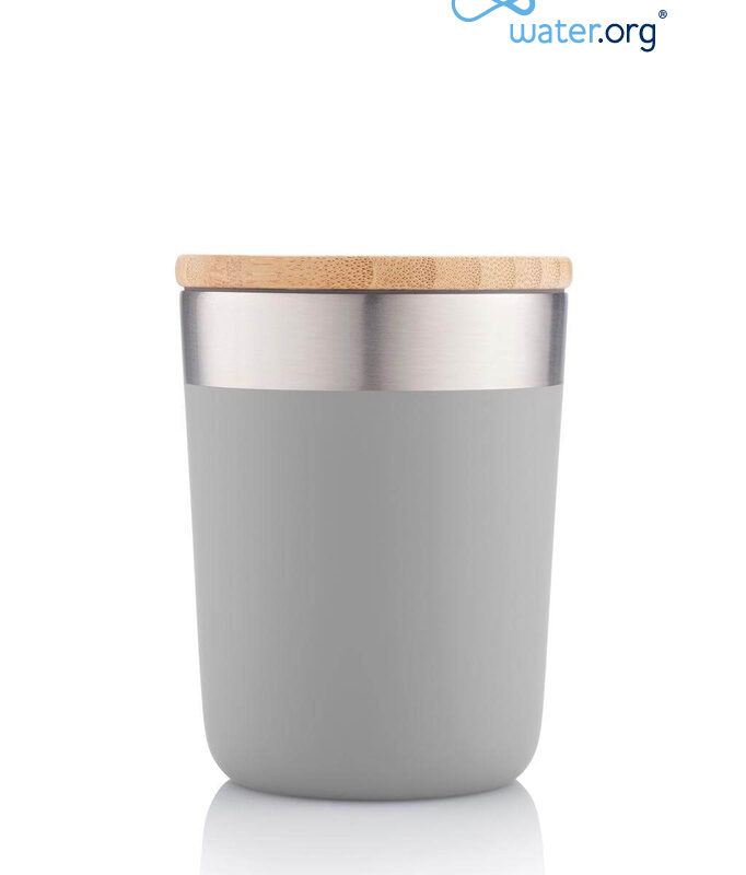 R-LAREN – CHANGE Collection Recycled Insulated Mug – Grey