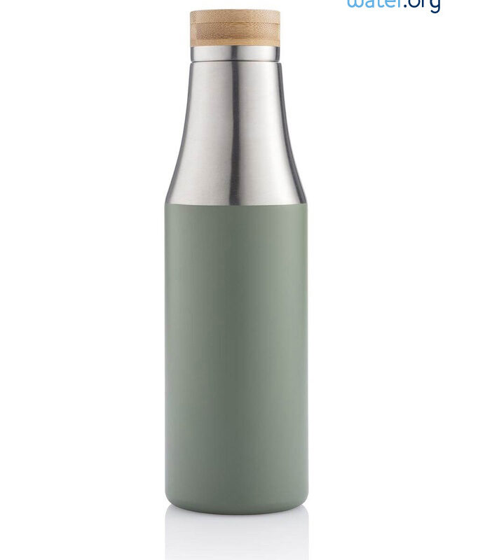 R-BREDA – CHANGE Collection Recycled Insulated Water Bottle – Green