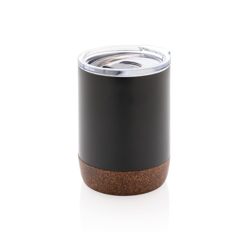 GOUDA – Hans Larsen Vacuum Mug With Cork Base – Black