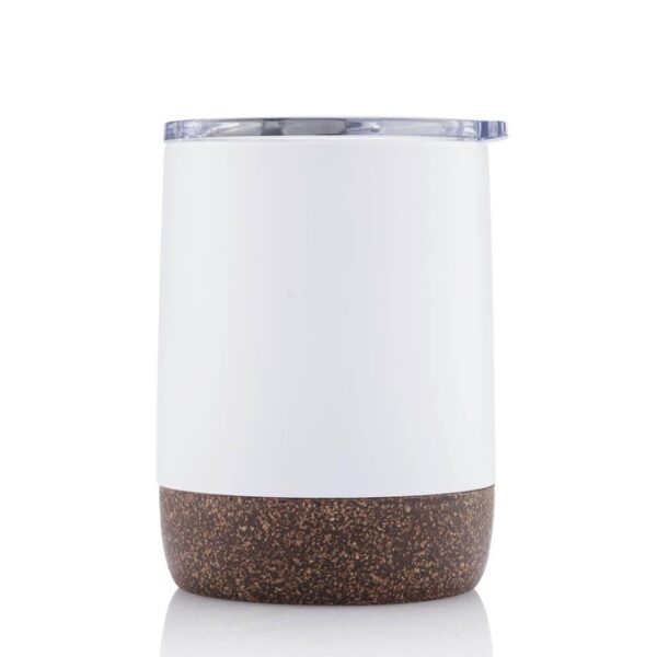 GOUDA – Hans Larsen Vacuum Mug With Cork Base – White