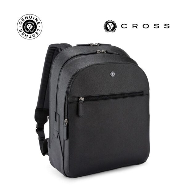 Cross Luxury Leather Backpack – Black
