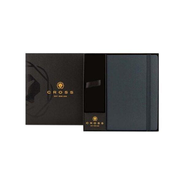 Cross Hardcover Notebook & 2pc Gift Box – Navy Blue