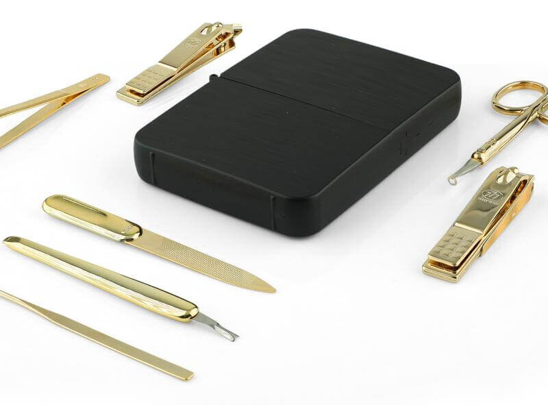 CHELLES – Premium Grooming / Manicure Set – Gold