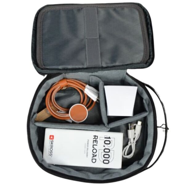SKROSS – Gift Set of Powerbank, Travel Adapter & Charging Cable