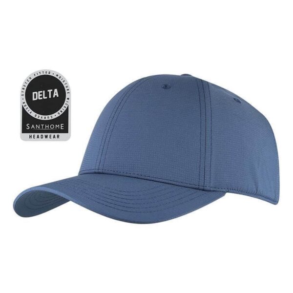 DELTA – Santhome® DryNCool® Performance Stretch-Fitted Cap – Air Force Blue