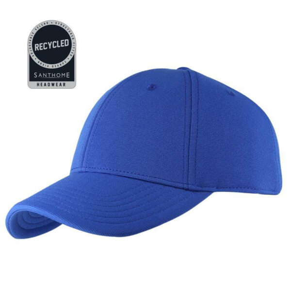 TITAN – Santhome Recycled 6 Panel Adjustable Cap – Royal Blue