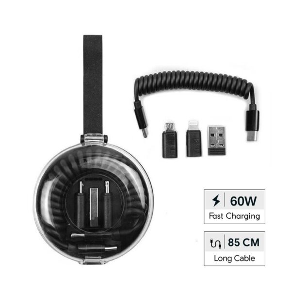 CORDA – Giftology Curled Cable & Adapter Kit