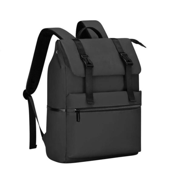 LEON – Giftology 17″ Rolltop Backpack – Black