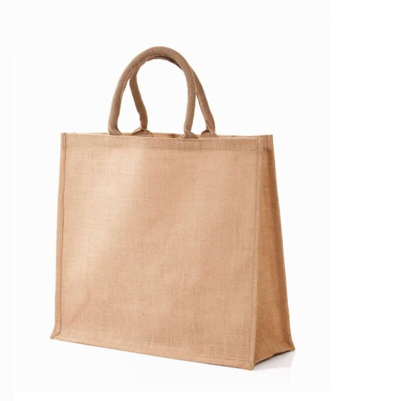 Eco-neutral Jute Shopping Bag – Horizontal – Natural