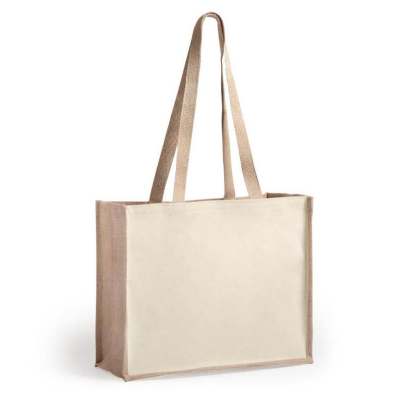 FRUNZA – Jute Bag with Two-Sided Canvas
