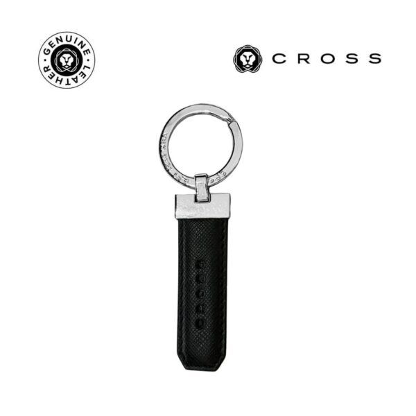 CROSS Leather Key Holder – Black