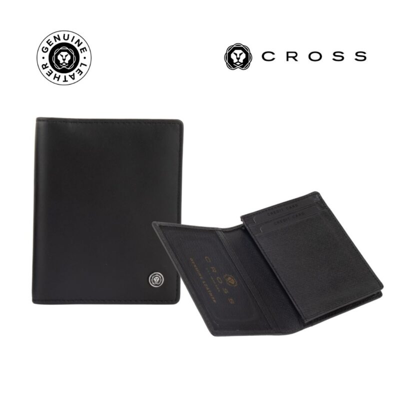 CROSS Soft Grain Leather Business Card Case – Black