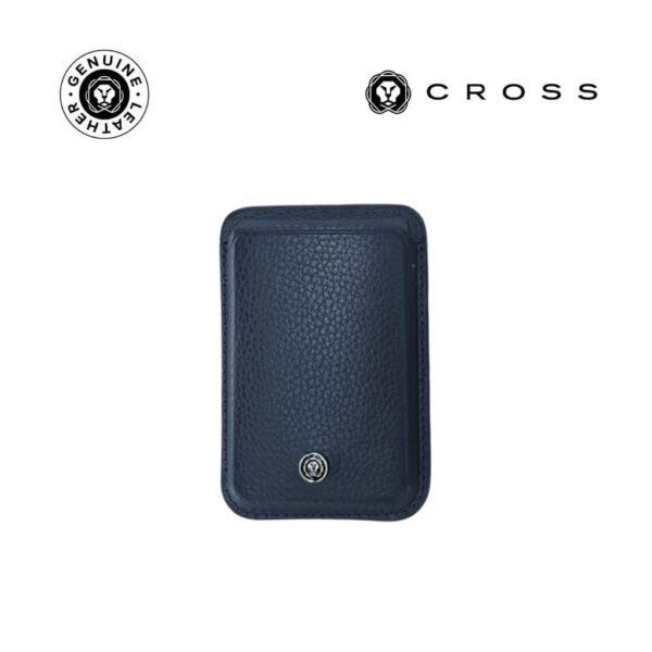 CROSS Leather Magsafe Wallet – Navy Blue