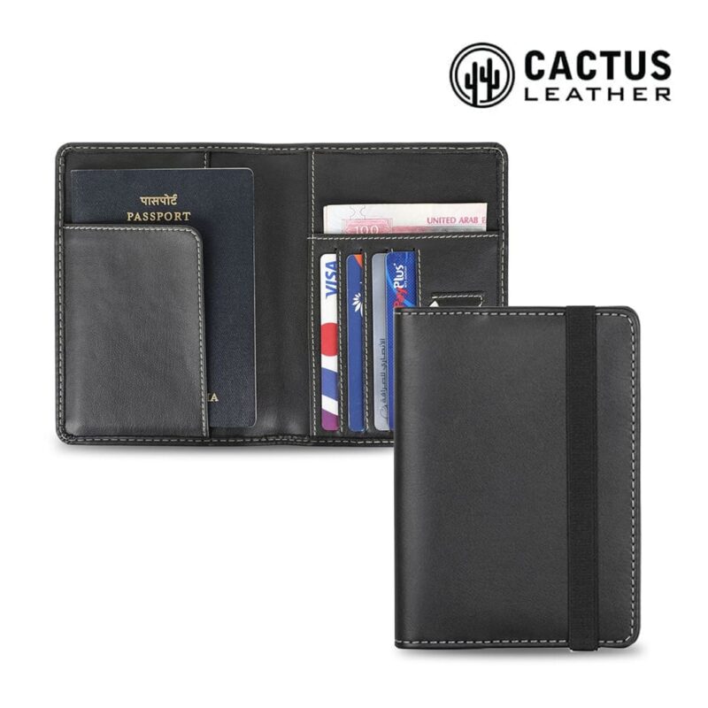 SILZ – eco-neutral® Cactus Leather Passport Wallet