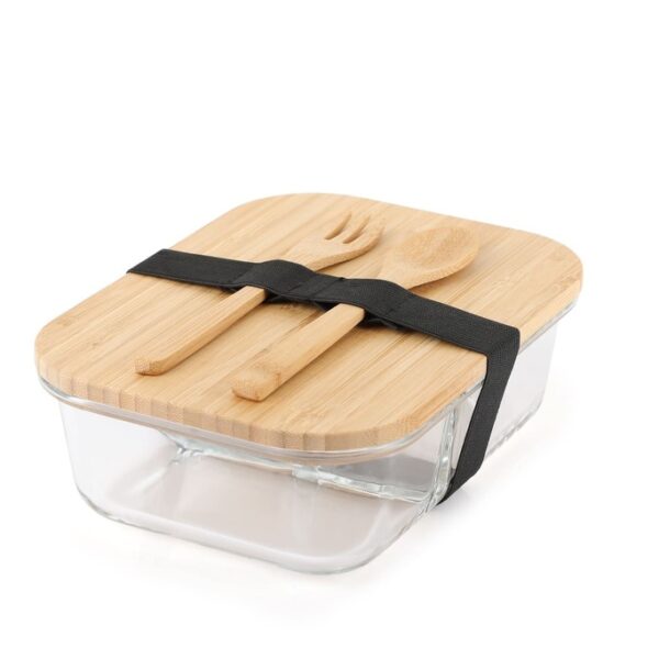CORNETO – Hans Larsen Glass Lunch Box with Bamboo Cutlery