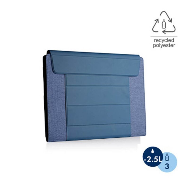 FULDA – CHANGE Collection RPET Laptop Case & Workstation – Navy Blue