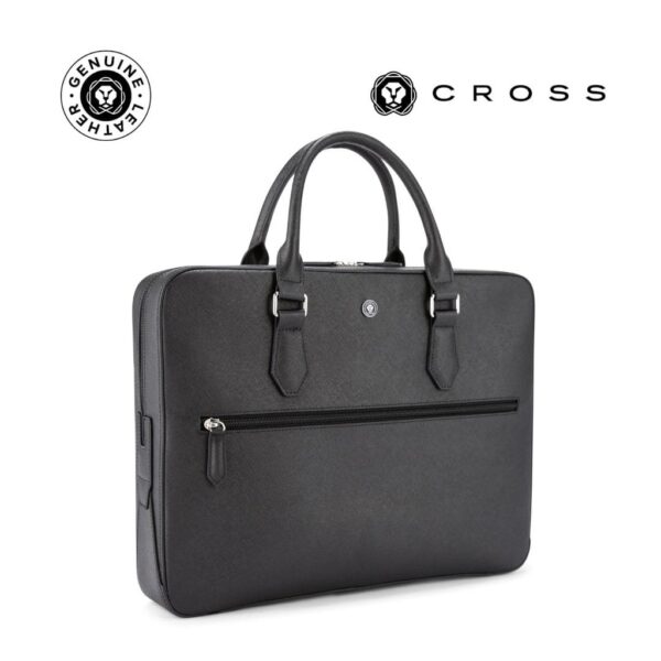 Cross Luxury Leather Briefcase – Black