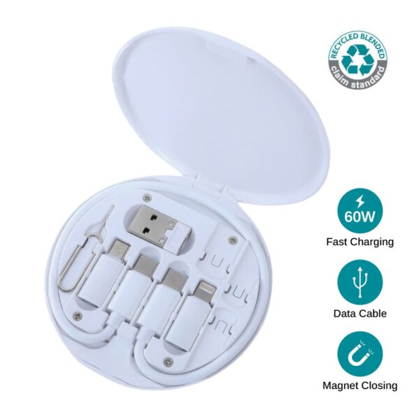 TAVIRA – @memorii Recycled Multi-Cable Set – White