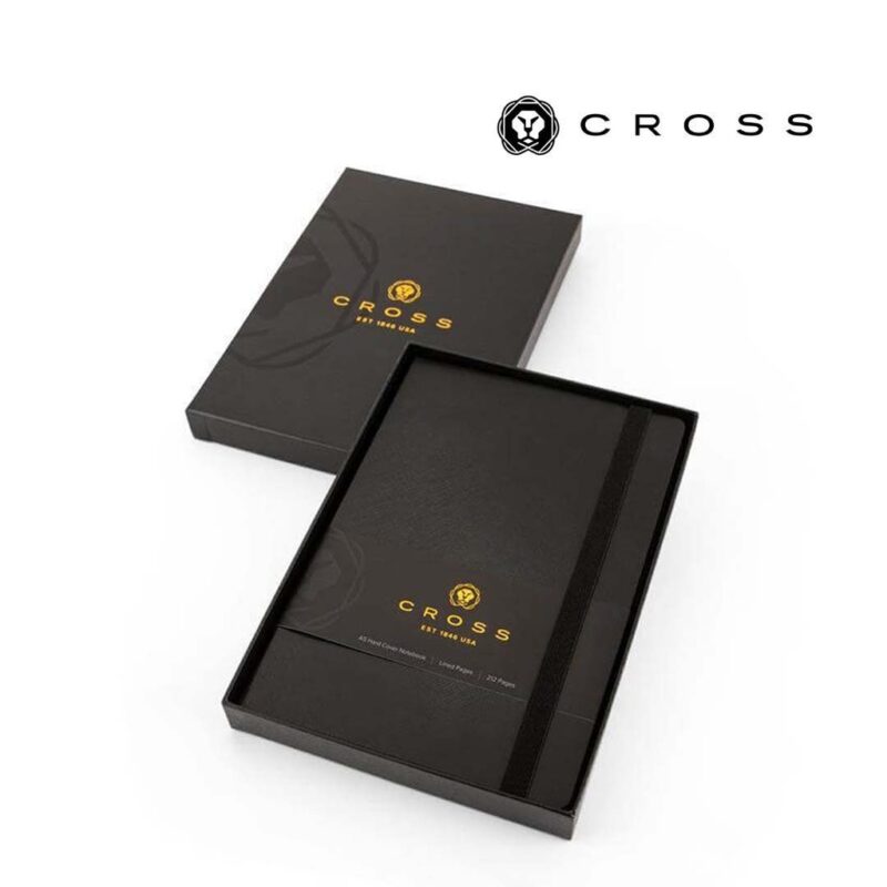 Cross Hardcover Notebook with Box – Black