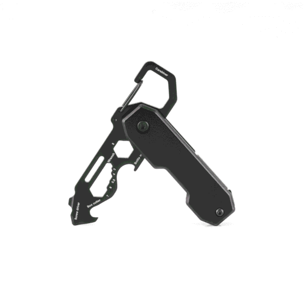 Santhome EDC Foldable Keytool and Parcel Cutter – Black