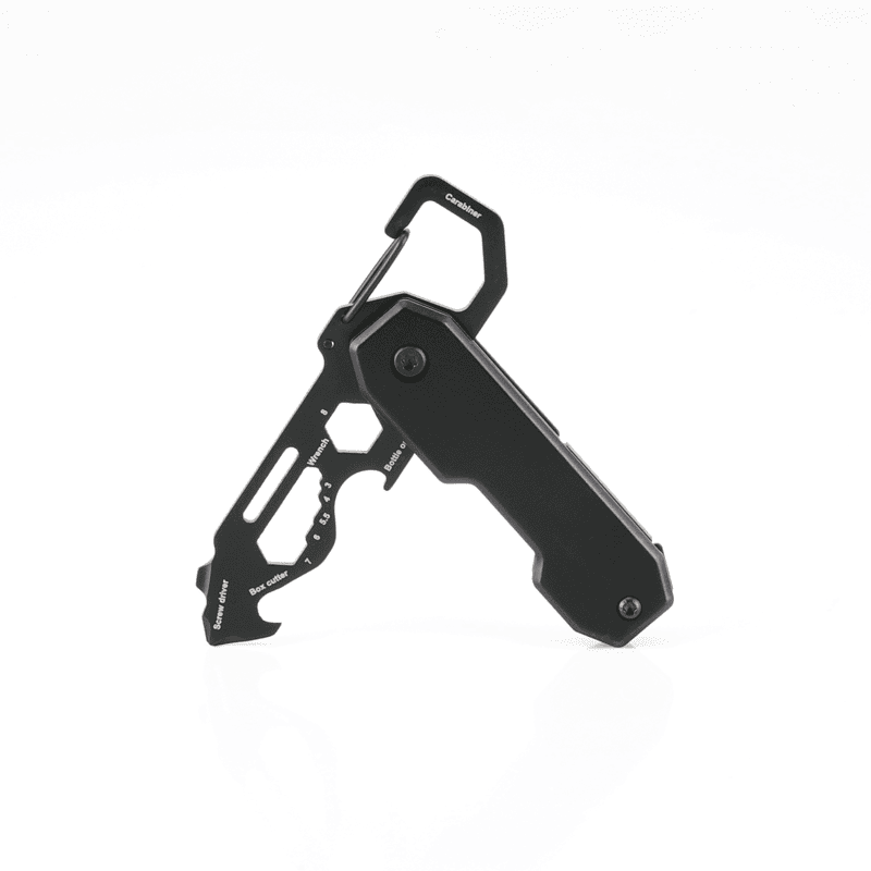 Santhome EDC Foldable Keytool and Parcel Cutter – Black