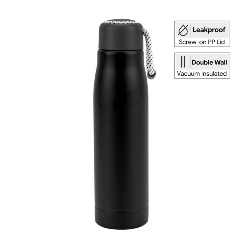 NIMES – Giftology Double Wall Stainless Steel Bottle 550ml – Black