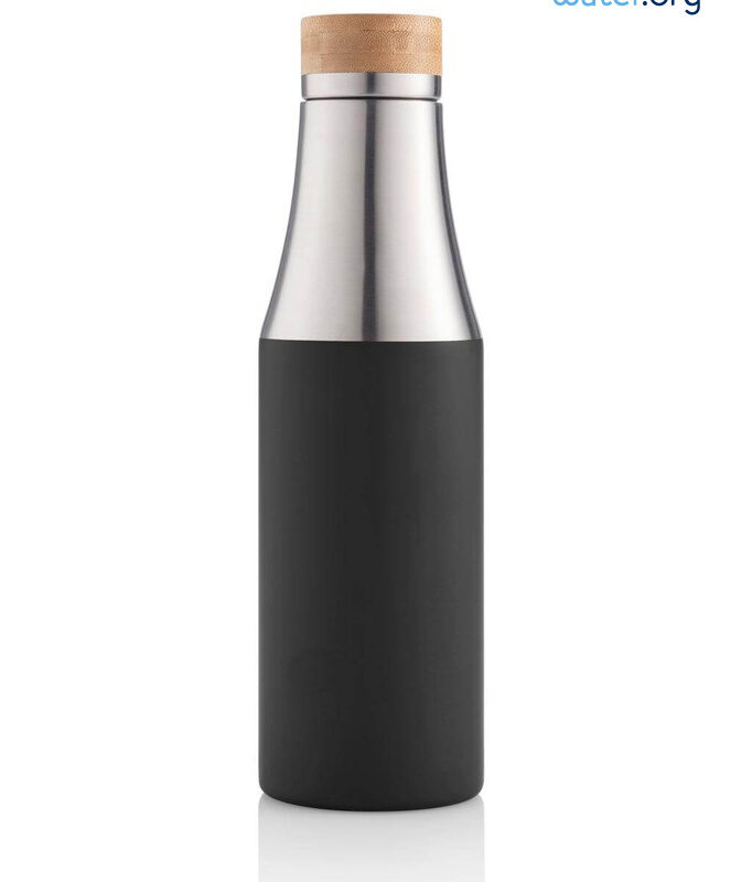 BREDA – CHANGE Collection Insulated Water Bottle – Black